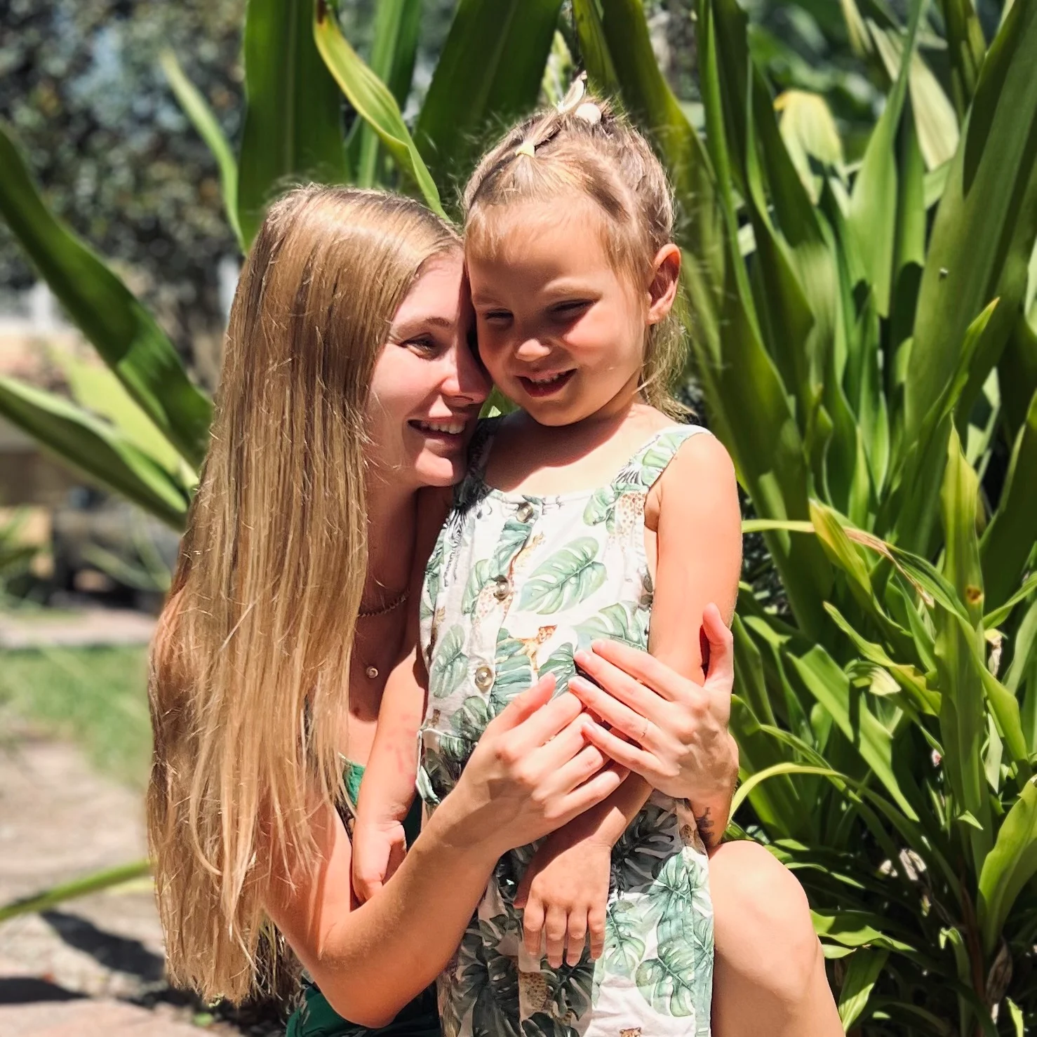 Katya, the creator, with her daughter